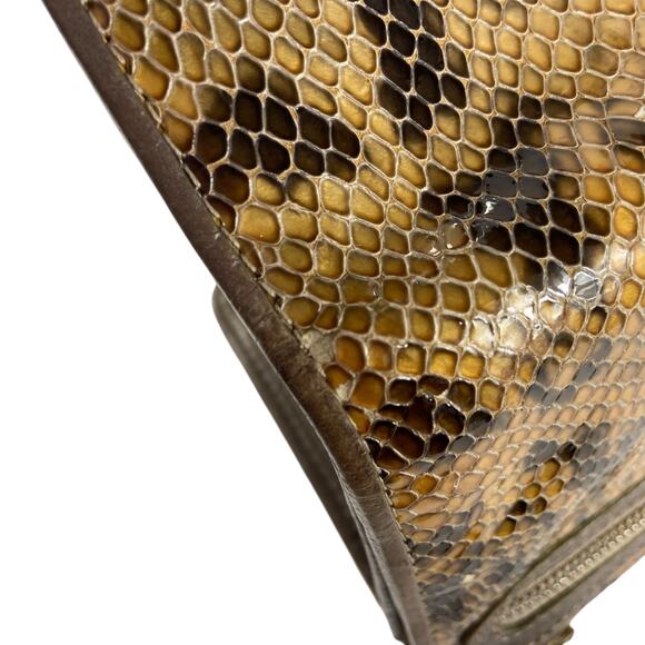 Brighton Brown Python Faux Leather Women's Wallet / Organizer - Picture 14 of 16